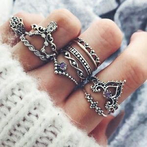 10 Piece Ring Set
